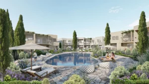 Acropolis Homes - Maleme Beach Gardens - Biuro Nieruchomości - Zdjęcie Nieruchomości - Basen
